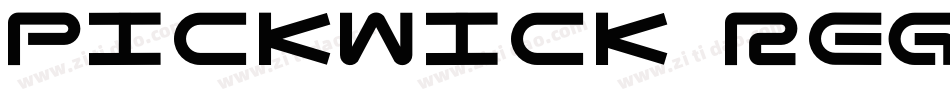Pickwick Regular字体转换